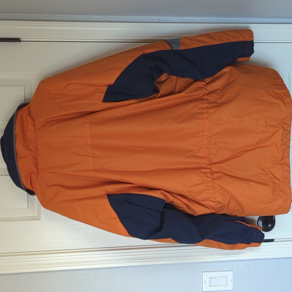 Vintage 90s/Y2K Columbia HooDoo Interchange Jacket - Orange & Navy - Picture 2 of 16